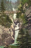 Tátra, Óriás-vízesés, Divald & Monostory / waterfall