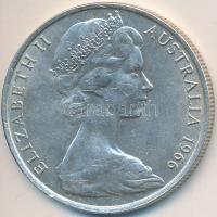 Ausztrália 1966. 50c Ag "II. Erzsébet" T:2 Australia 1966. 50 Cents Ag "Elizabeth II" C:XF Krause KM#67