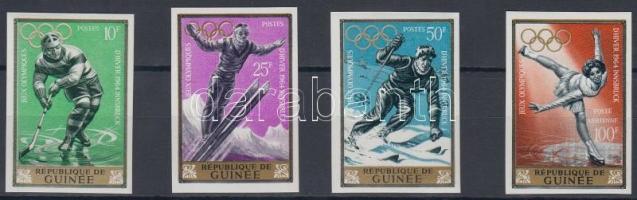 1964 Téli olimpia vágott sor Mi 235 B-238 B