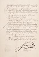 1882 Franz Poeller által kiadott német nyelvű levél az új színházi távcsőről