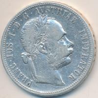 Ausztria 1891. 1Fl Ag "Ferenc József" T:2- Austria 1891. 1 Florin Ag "Franz Joseph" C:VF