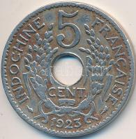 Francia Indokína 1923. 5c T:2- French Indo-China 1923. 5 Cents C:VF