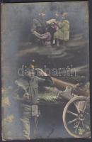 Katonai tárgyú lapok, 1. világháborús katonai fotólapok, néhány tábori posta képeslap összesen 46 db...