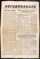 1956 Népszabadság c. lap november 20. száma a forradalom híreivel