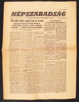 1956 Népszabadság c. lap november 21. száma a forradalom híreivel