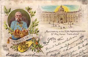 1898 Franz Joseph Jubiläum Litho
