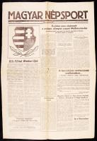 1956 Magyar Népsport c. lap november 1. száma a forradalom híreivel