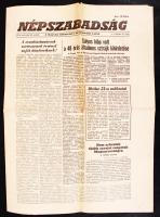 1956 Népszabadság c. lap november 23. száma a forradalom híreivel