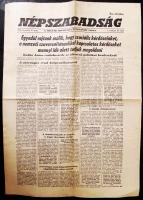 1956 Népszabadság c. lap november 27. száma a forradalom híreivel