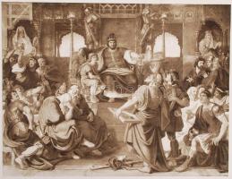 Nemzeti dicsőségünk, 40 db heliogravür, restaurált, 20×30 cm (40×), házi készítésű félbőr mappában, ...