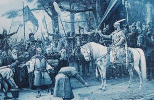 Nemzeti dicsőségünk, 40 db heliogravür, restaurált, 20×30 cm (40×), házi készítésű félbőr mappában, ...