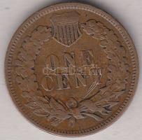 Amerikai Egyesült Államok 1906. 1c Br "Indián" T:2- USA 1906. 1 Cent Br "Indian" C:VF