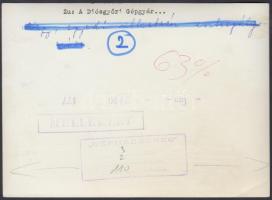 cca 1960-1970 Diósgyőri gépgyár, a Néphadsereg c. lap pecsétjével jelzett sajtófotó, 2 db fotó, 12x1...