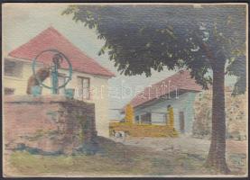 cca 1930-1940 Szentendre; színezett fénykép; 17x12 cm
