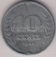 Hollandia 1942. 10c T:2- Netherlands 1942. 10 Cents C:VF