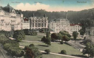 Marianske Lazne, Marienbad; - 4 old postcards