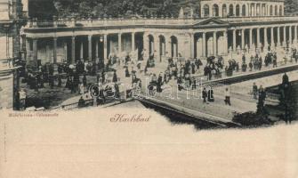 4 db RÉGI cseh városképes lap, osztatlan hátoldaú (Franzensbad, Karlsbad) / 4 old Czech town-view postcards, undivided backside (Franzensbad, Karlsbad)