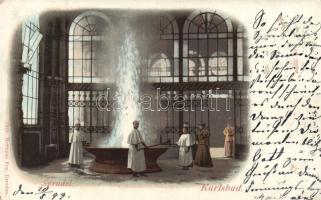 Karlovy Vary, Karlsbad; - 3 old postcards, undivided backside