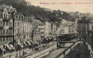 Karlovy Vary, Karlsbad; - 5 old postcards