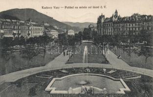 Karlovy Vary, Karlsbad; - 3 old postcards