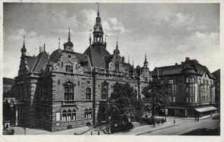 3 db RÉGI cseh városképes lap (Ostrau, Budweis) / 3 old Czech town-view postcards (Ostrau, Budweis)