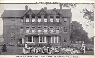 Barkingside, Dr. Barnardo's Homes, Queen Victoria House, Girls' village homes