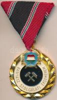1984. "Bányász Szolgálati Érdemérem gyémánt fokozata" mellszalaggal tokban T:1