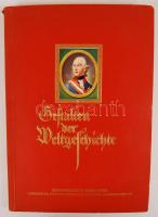 1933 A világtörténelem cigarettaképekben. 102 lapos komplett gyűjtőmappa. / World history complete collection of cigarette cards