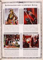 1936 A német történelem cigarettaképekben. komplett gyűjtőmappa. Hátsó borító kissé sérült / History...