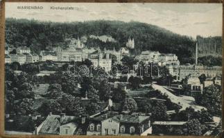 Marianske Lazne, Marienbad; church park (EK)