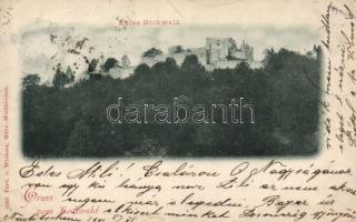 Hukvaldy, Hochwald; ruins (EK)