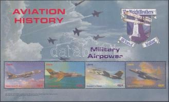Repüléstörténet kisív, Aviation History mini sheet
