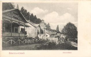 Bártfafürdő, Alsó erdősor / forest, villas