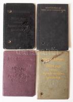 cca 1920-1940 4 db vasutas utazási igazolvány