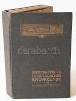 Grote-Hasenbalg, Werner: Meisterstücke orientalischer Knüpfkunst (1921) R. von Oettingen 60 tábla (képeslapok), térkép és nyomtatvány / 60 postcards + map