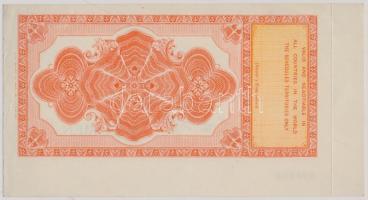 Nagy-Britannia / London DN "Messrs. Coutts & Co" 50Ł utazási csekk "SPECIMEN&quot...