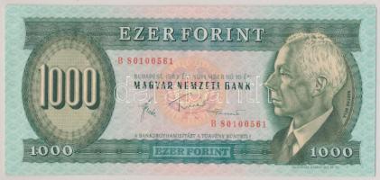 1983. 1000Ft "B" (2x) sorszámkövető T:I Adamo F45