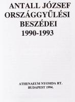 Antall József országgyűlési beszédei 1990-1993 Bp., 1994 Athenaeum