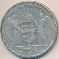 1930. 5P Ag "Horthy-jobbra" T:3 
Adamo P8