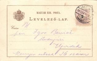 1899 Újvidék, Kamenitzi hadapród iskola, Herger Ágoston könyvkereskedése, SS Achilles / military sch...