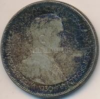 1930. 5P Ag "Horthy-jobbra" T:3 patina
Adamo P8
