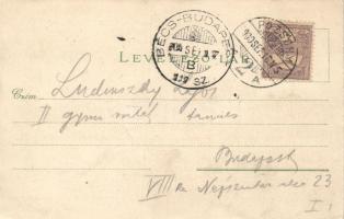 Pozsony, Pressburg; Alleinverlag Hönig Ödön, litho