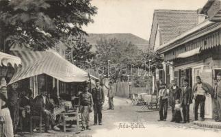 Ada Kaleh, bazár, Hosni Sali dohánykereskedés, Divald Károly / bazaar, tobacconist shop