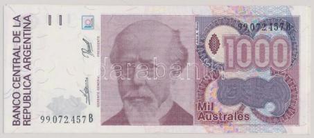 Argentína 1988-1990. 500A + 1000A T:I Argentina 1988-1990. 500 Australes + 1000 Australes C:UNC