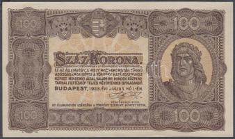 1923. 100K T.W. nyomdahely jelöléssel T:I-