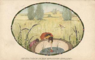 Ist ein Mann in Brunnen g'fallen, M.Munk Wien Nr. 1144. s: Mela Koehler (fl)