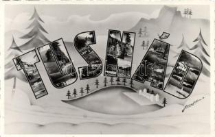 3 db RÉGI erdélyi városképes lap (Tusnádfürdő, Szovátafürdő) / 3 old Transylvanian town-view postcards (Tusnádfürdő, Szovátafürdő)