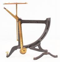 PH.j. Maul Hamburg kombinált csomag és levél mérleg, jó állapotban, 34×31 cm