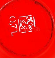 Jelzett retró zománcozott teáskanna, 0,7 l