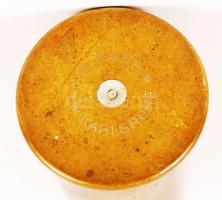 Töltény hüvelyből készült öngyújtó, réz, fém, m:16 cm